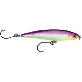 Rapala X-Rap Twitchin' Minnow 4" Purple Chartreuse