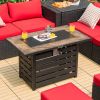 Propane Fire Pit Table with Ore Powder Surface 50000 BTU