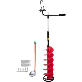 VEVOR Ice Drill Auger, 8'' Diameter Nylon Ice Auger