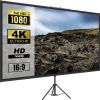 VEVOR Tripod Projector Screen with Stand 110 inch