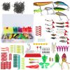 375 Pcs Fishing Baits and Tackle Box  Freshwater Fishing Lures Kit