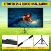 VEVOR Tripod Projector Screen with Stand 110 inch