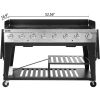 Propane Gas Grill With Cover Event 8-Burner BBQ