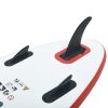 SUP Surfboard Inflatable Red and White Stand Up Paddle Board