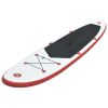 SUP Surfboard Inflatable Red and White Stand Up Paddle Board
