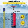 VEVOR Ice Drill Auger, 8" Diameter Nylon Ice Auger