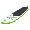 Inflatable Stand Up Paddleboard Green and White