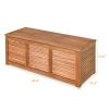 47 Gallon Deck Storage Bench Box Organization