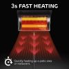 Simple Deluxe Standing Heater Patio Outdoor Balcony