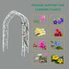 Metal Garden Arch Assemble Freely with 8 Styles Garden Arbor Trellis