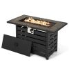 Propane Fire Pit Table with Ore Powder Surface 50000 BTU
