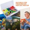 375 Pcs Fishing Baits and Tackle Box  Freshwater Fishing Lures Kit
