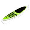 Inflatable Stand Up Paddleboard Set Green