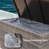 Direct Wicker Patio Brown Wicker Deck Box