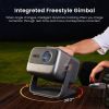 JMGO N1 Pro Projector 1080P FHD, 4K MALC‚Ñ¢ Tri-Color Laser Portable Outdoor Projector with Android TV 11, Freestyle Gimbal
