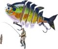Crank Baits, Jointed Realistic Fish Shaped  Crank Bait