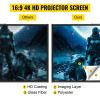 VEVOR Tripod Projector Screen with Stand 110 inch