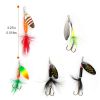 Fishing Lures Kit   for Bass, Trout Includes Spoons & Spinners