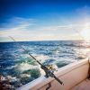 Boat / Kayak Fishing Pole Rod Holder  Side Rail Mount Adjustable Folding Rod Holder w/ Large Clamp