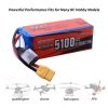SUNPADOW Drone 6S RC Lipo Battery 22.2V