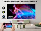 Projector with 5G WiFi and Bluetooth 1080p