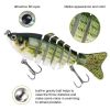 Lifelike Fishing Lures for Freshwater Multi-Jointed Swimbaits and Crankbaits for Bass