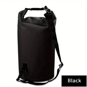 Outdoor Waterproof Sport Dry Bag (Color: Black, size: 30L)