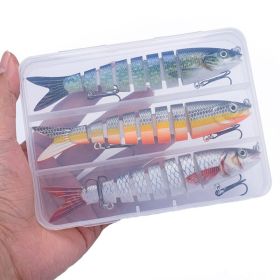 3 pcs 8 Segment Fishing Lure (Color: 392 (3pcs With Box))