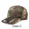 Men's Adjustable Camo Baseball Fitted Cap