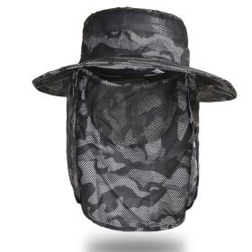 Waterproof Sun Protection Boonie Hat (Color: Grey)
