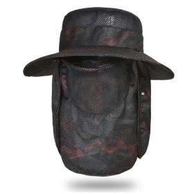 Waterproof Sun Protection Boonie Hat (Color: Red)