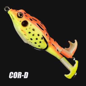 Soft Frog Artificial Bait With Rotating Legs (Color: D)