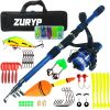 Fishing Rod and Reel Full Kit Telescopic