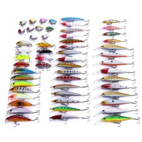 Premium Minnow Fishing Lures Kit (Quantity: 56pcs)