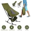 Portable Camping Rocking Chair 198LBS Weight Capacity  Women and Teens