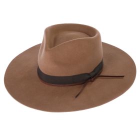 Byron Bay Wool Felt Hat (Color: Tan, size: Small/Medium)