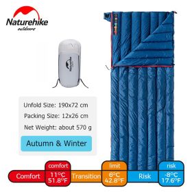 Naturehike CW280 Sleeping Bag Ultralight (Color: Navy - CW280)