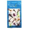 Insects Flies Fly Fishing Lures Bait High Carbon Steel Hook Fish Tackle With Super Sharpened Hook,12pcs/Set  Assorted Varieties