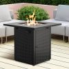 Propane Fire Pit Table, 50,000 BTU Square Fire Table, Fire Pit Propane for Outside Patio
