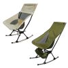 Portable Camping Rocking Chair 198LBS Weight Capacity  Women and Teens