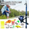 Fishing Rod and Reel Full Kit Telescopic