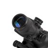 4X32 Hunting Riflescope Real Fiber Optics Green Red Dot Illuminated Etched Reticle Tactical Optical Sight
