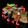 Soft Fishing Lure Duck Artificial Bait With Rotating Legs