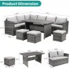Patio Furniture Set, 7 Pieces Outdoor Patio Furniture