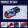 1/2pcs Zeee 3S 5200mAh Lipo Battery 11.1V 80C with T/XT60/EC3/5 Plug Hardcase for RC Car Buggy Truck FPV Drone RC Model Parts