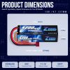 1/2pcs Zeee 3S 5200mAh Lipo Battery 11.1V 80C with T/XT60/EC3/5 Plug Hardcase for RC Car Buggy Truck FPV Drone RC Model Parts