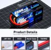 1/2Units Zeee 3S Lipo Battery 11.1V 100C 8000mAh Hardcase with EC5/T Plug for Drone FPV Buggy Truggy for RC Car Racing Parts