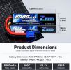 1/2Units Zeee 3S Lipo Battery 11.1V 100C 8000mAh Hardcase with EC5/T Plug for Drone FPV Buggy Truggy for RC Car Racing Parts