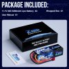 1/2pcs Zeee 3S 5200mAh Lipo Battery 11.1V 80C with T/XT60/EC3/5 Plug Hardcase for RC Car Buggy Truck FPV Drone RC Model Parts