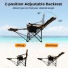Folding Camping Chair with Footrest